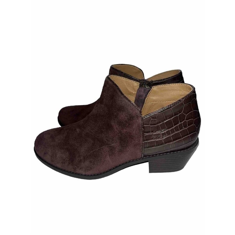 VIONIC Women's Burgundy Ankle Boots Size 8